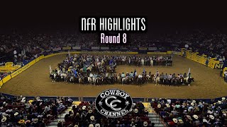 The 2022 #WranglerNFR Round 8 Highlight is provided by the Cowboy Channel.