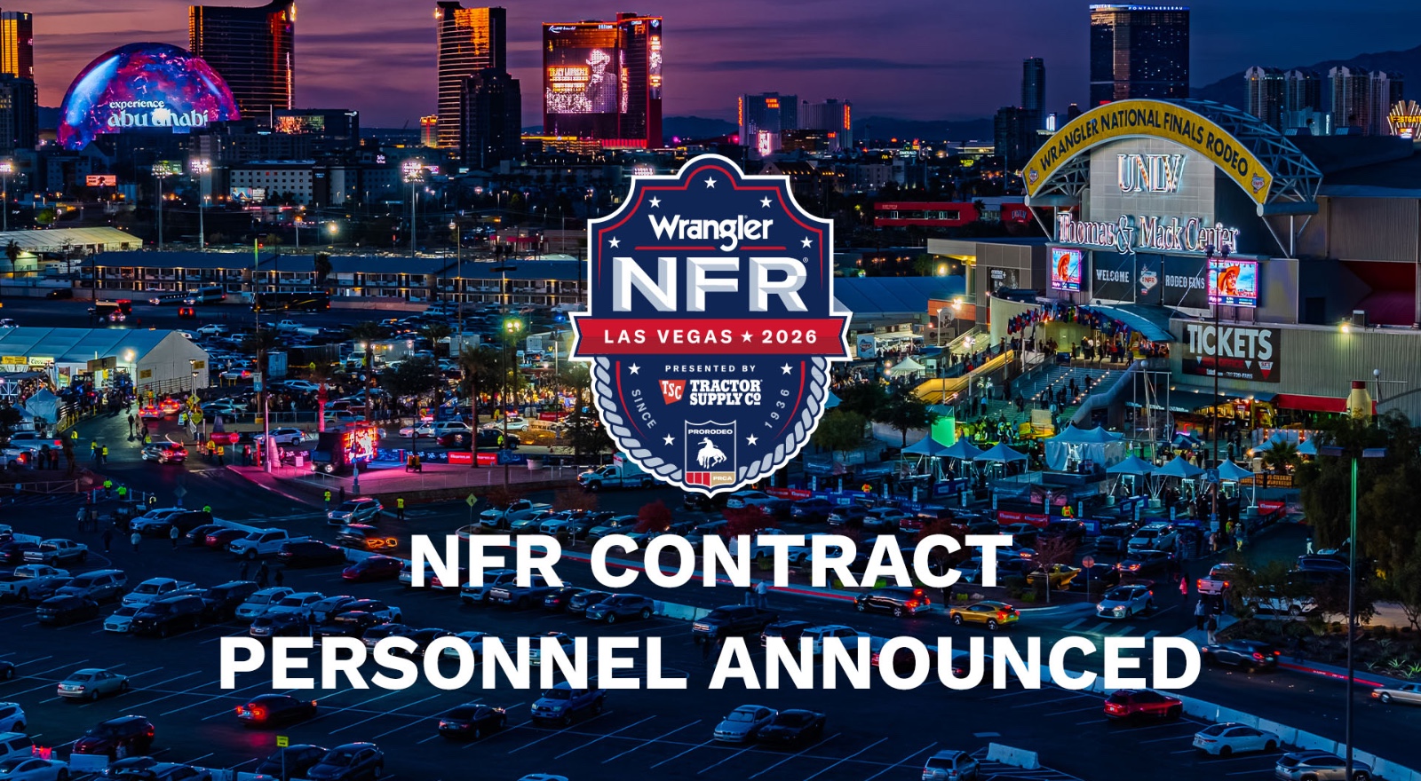 Contract Personnel Announced for 2026 Wrangler NFR