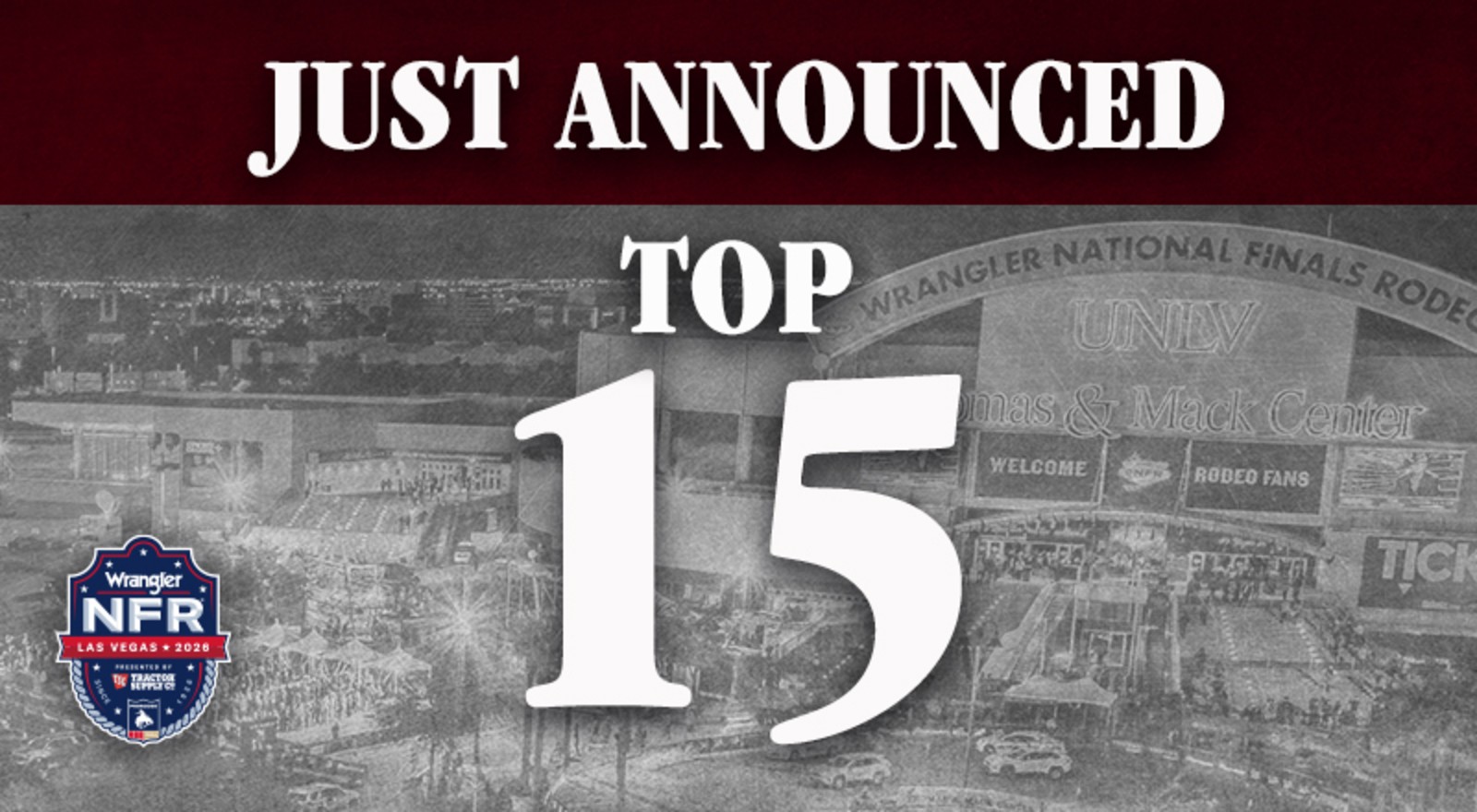 2026 Wrangler NFR Top 15 Announced