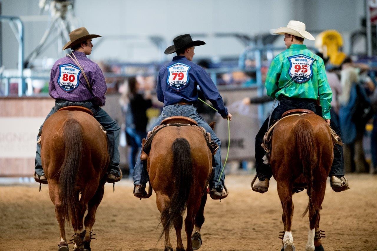 Junior NFR Continues inside the Wrangler Rodeo Arena The Official NFR