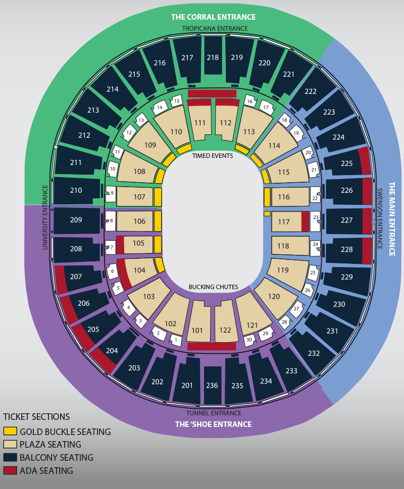 Nfr 2018 Seating Chart