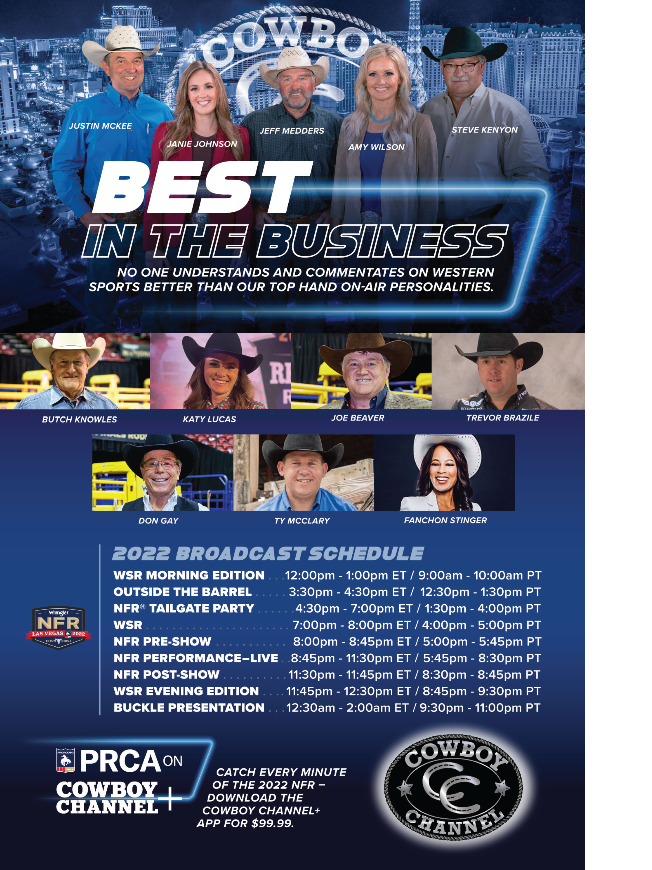 TV Schedule | The Official NFR Experience