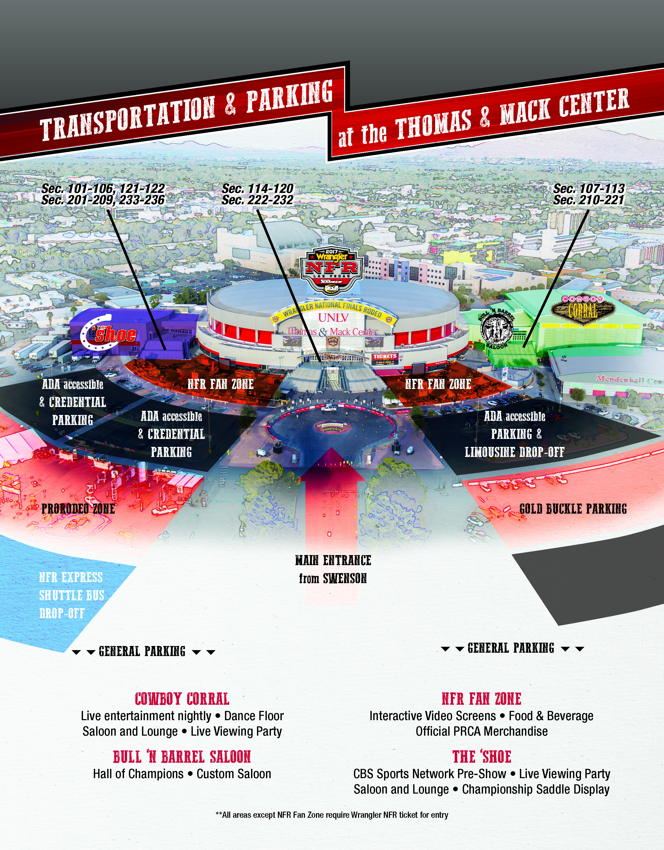 Thomas & Mack Center Grounds Map The Official NFR Experience