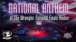 The 2022 #WranglerNFR Round 7 National Anthem presented by RMEF – Jim McCloughan.