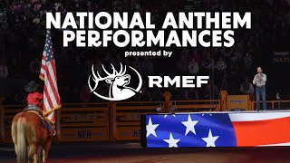 The 2023 #WranglerNFR Round 9 National Anthem presented by RMEF – Britnee Kellogg.