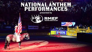 The 2025 #WranglerNFR Round 9 National Anthem presented by RMEF – Emily Ann Roberts