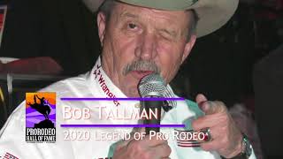 ProRodeo Hall of Fame Inductee Bob Tallman
